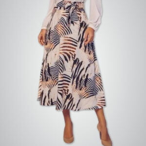 Saia Animal Print Estampada
