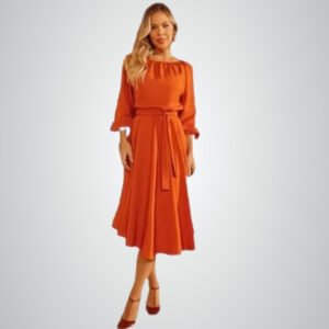 Vestido Gode De Ponta - Laranja